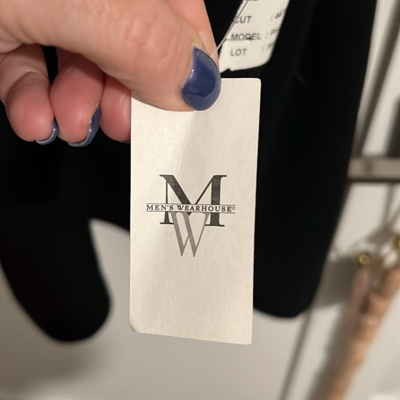 Men’s Calvin Klein Wool Coat in black - Picture 3 of 6